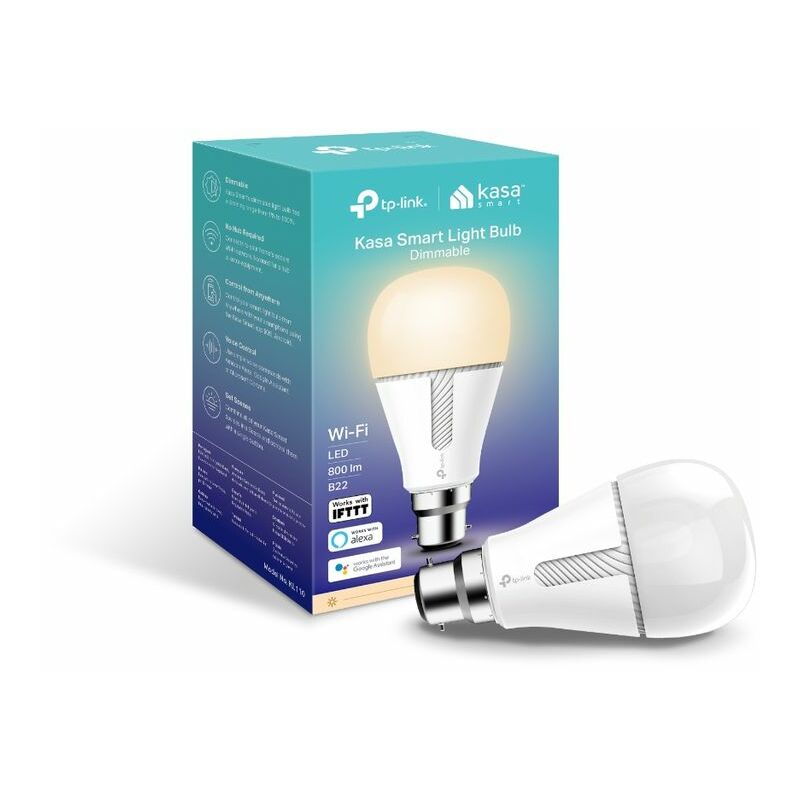 Tp-link - Kasa Smat Light Bulb Dimmable - White