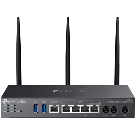 TP-Link Omada AX3000 router wireless Gigabit Ethernet Dual-band (2.4 GHz/5 GHz) Nero