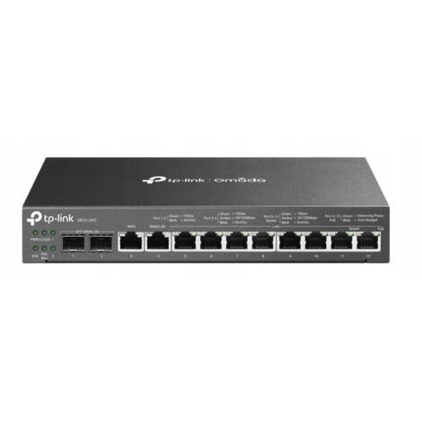 TP-Link Omada ER7212PC Routeur connecté Gigabit Ethernet Noir