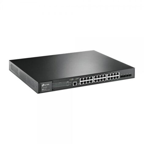 TP-Link Omada SG3428MP Switch Gestito di Livello 2 JetStream con 24 Porte Gigabit Ethernet, 4 SFP, PoE, 1U, Nero