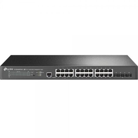 Tp-link omada sg3428xpp-m2 switch di rete gestito l2+ 2.5g ethernet (100/1000/2500) supporto power over ethernet (poe) 1u nero - TL-SG3428XPP-M2