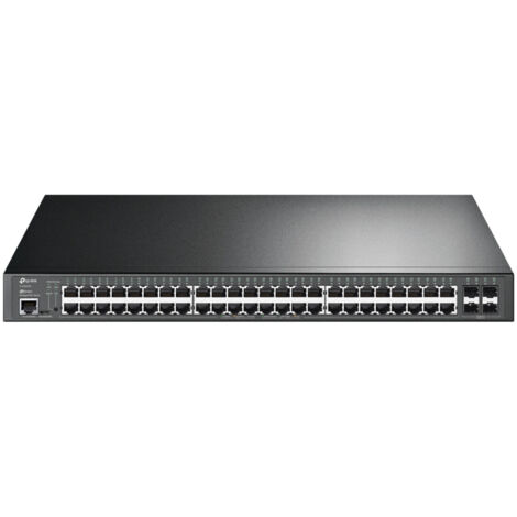 Tp-link omada sg3452p switch di rete gestito l2/l3 gigabit ethernet (10/100/1000) supporto power over ethernet (poe) 1u nero - TL-SG3452P