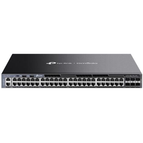 TP-Link Omada SG6654X commutateur réseau Géré L3 Gigabit Ethernet (10/100/1000) 1U Noir