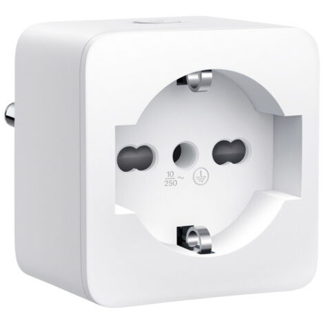 TP-Link Presa Smart Wi-Fi Bianca 2300W Monitoraggio Energia Controllo Vocale e Remoto