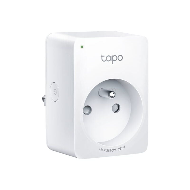 Tp-link - tapo matter prise connectée wifi, suivi de consommation, 16A type f, compatible avec alexa, google home et smartthings, contrôle