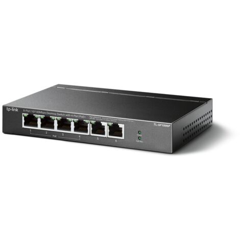 tp-link TL-SF1006P commutateur non géré 6 ports 100Mbps