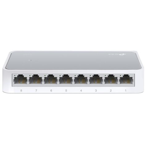 TP-LINK TL-SF1008D Unmanaged Fast Ethernet (10/100) Weiß