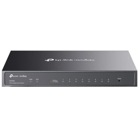 TP-Link TL-SG2008 Géré Gigabit Ethernet (10/100/1000) Noir