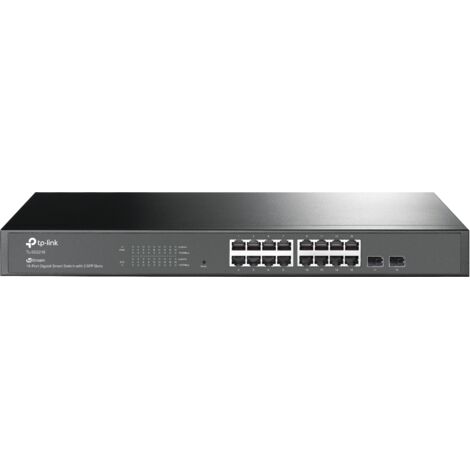 TP-LINK TL-SG2218 commutateur réseau Géré L2/L2+ Gigabit Ethernet (10/100/1000) Noir