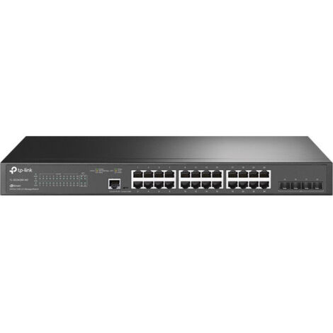 TP-Link TL-SG3428X-M2 Netzwerk-Switch Managed L2+ 2,5G Ethernet (100/1000/2500) 1U Schwarz