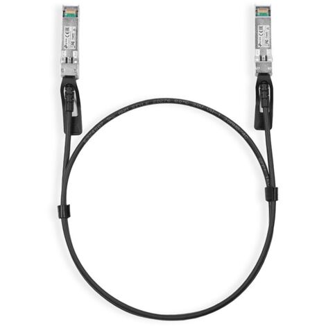 TP-Link TL-SM5220-1M câble de fibre optique SFP+ DAC Noir