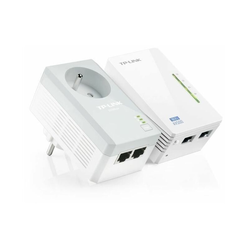 

TP-LINK TL-WPA4225 KIT adaptador de red PowerLine 500 Mbit/s Ethernet Wifi Blanco 2 pieza(s)