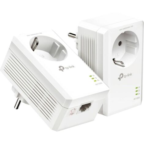 Tp-link - tp-link av1000 gigabit passthrough powerline starter