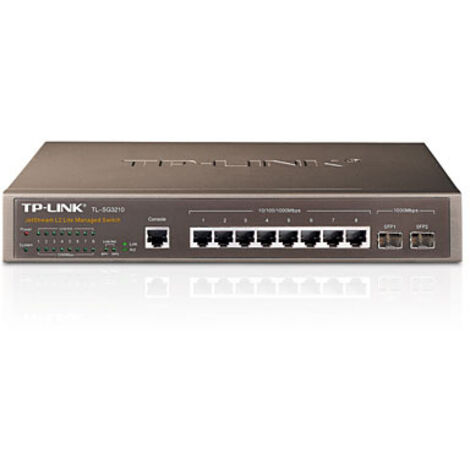 tp-link TP-Link switch Niveau 2 Lite - 8 Gigabit + 2 SFP (TL-SG3210)