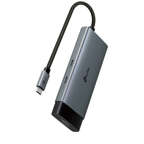 TP-Link UH5020C hub de interfaz USB Tipo C 5000 Mbit/s Gris