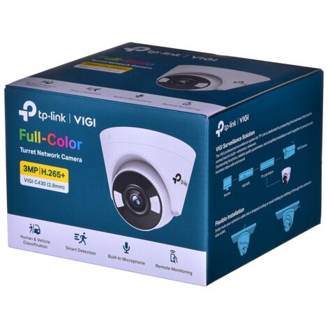 TP-Link VIGI C430 Torreta Cámara de seguridad IP Interior y exterior 2304 x 1296 Pixeles Techo