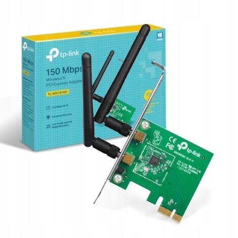 TP-LINK WLAN PCIe-Karte TL-WN881ND, 300 Mbps, 2T2R
