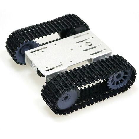 TP101 Robot Tank Tracked Chassis Arduino Smart Car Metal Panel 12V Motor Expedie en vrac, expedie sans batterie