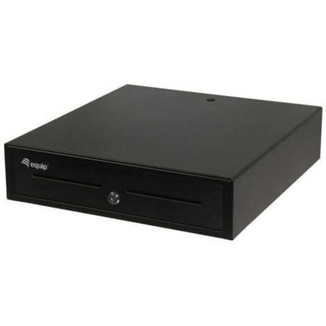 TPV CAJON PORTAMONEDAS EQUIP  APERTURA MANUAL Y AUTOMATICA CONECTOR RJ11 COLOR NEGRO