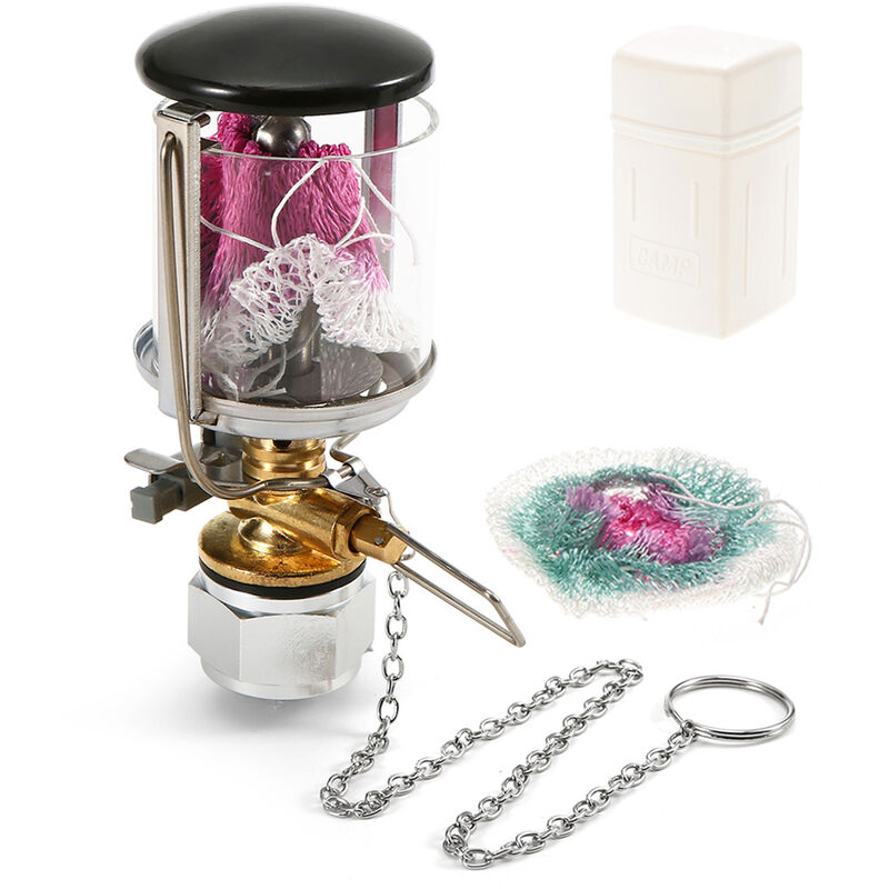 Decdeal - TQ-218 Petit gaz mapp de camping avec lampe à gaz