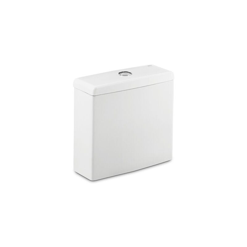 Roca - Chasse d'eau à double débit 4,5/3L pour toilettes compactes meridian Couleur : Blanc