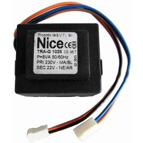 TRA-B.1025 Transformador 220V 20Va Para A3 Recambio Original NICE TRA-B.1025