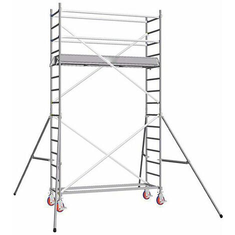 Trabattello 1 piano - Altezza max. di lavoro 4.90m - 7125030
