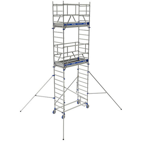 Trabattello 2 piani - Altezza max. di lavoro 6.85m - 22403650