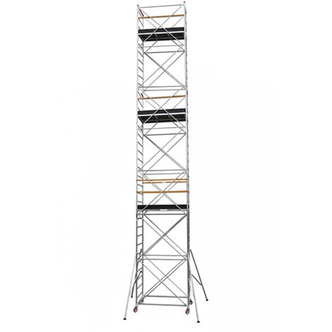 Trabattello acciaio 2 piano - Altezza max. di lavoro 9,97m - ORIO-HD-6