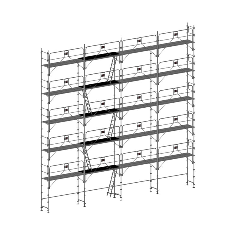Matisère - Ponteggio 156m² - Struttura e Piani + Parapetto - DUO156GC-SP