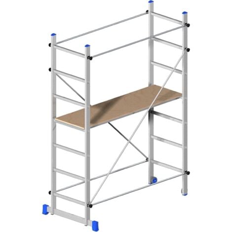 IDROWEB TRABATTELLO SCALA IN ALLUMINIO SUPERMINIO MARCHETTI H. 2,10 MT Ponteggio