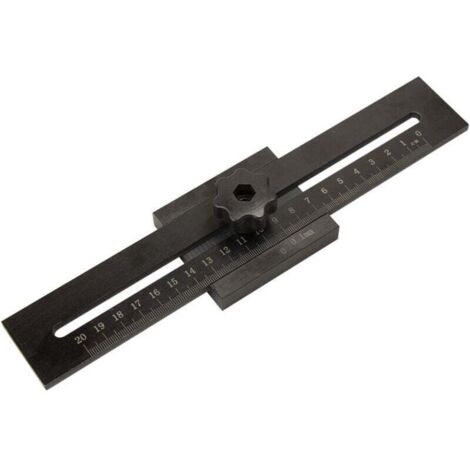 Traçage de précision : 200 mm, outil de traçage, règle de traçage pour le travail du bois pour un marquage et une délimitation précis des marques et des repères