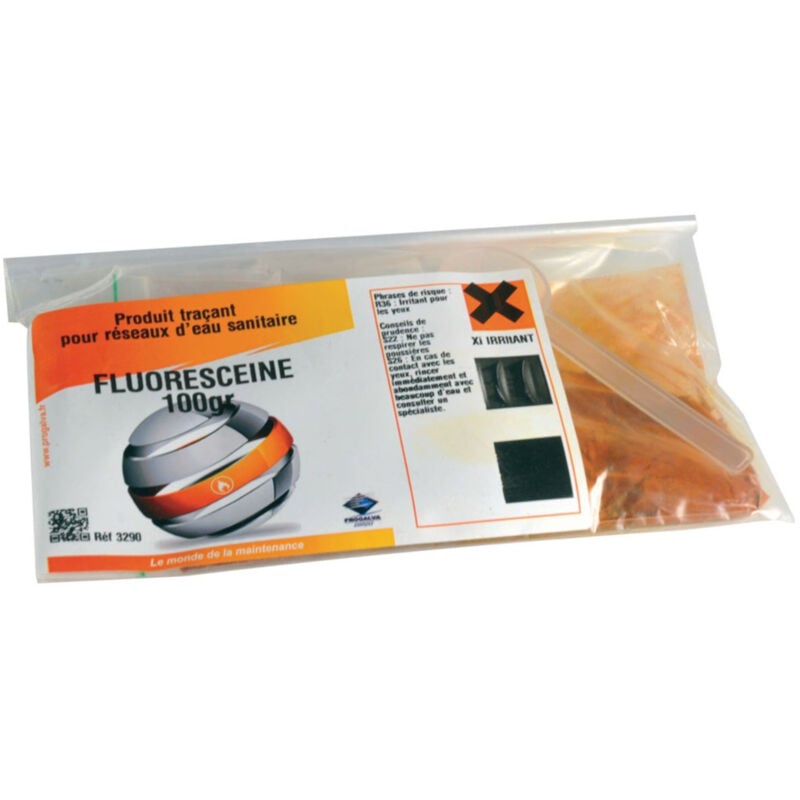 Progalva - Fluoreceine - Colorant pour recherches de fuites - Pot de 100 Gr