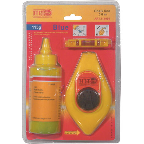 Traccialinea traccialinee tracciatore linee 30 mt + polvere