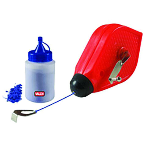 Tracciatore a filo VALEX 1961097 ricaricabile con 50 g di polvere blu - lunghezza filo 30 m