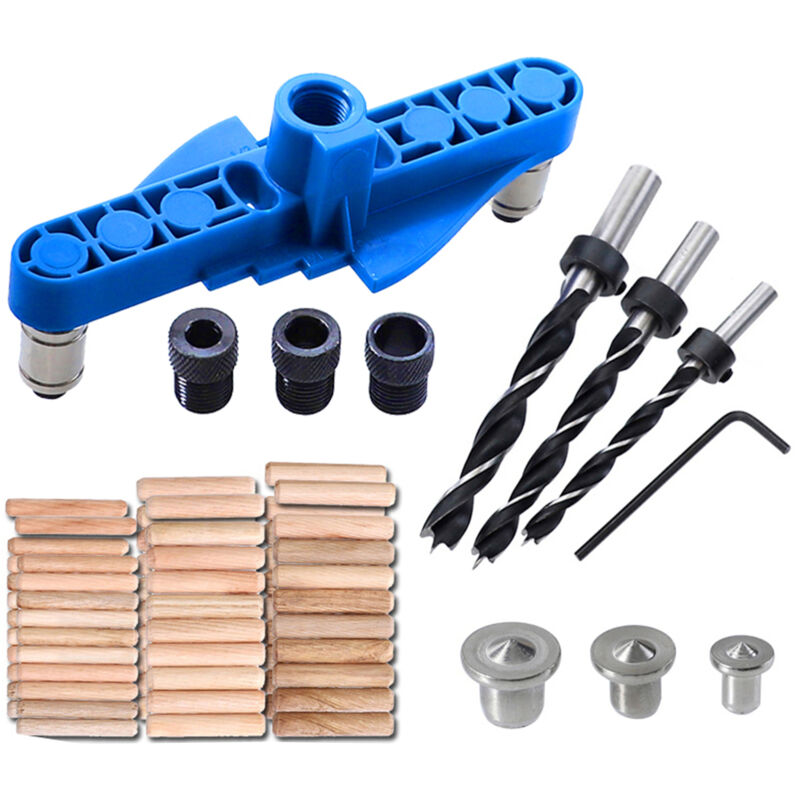 Sunxury - Traceur à centrage automatique (corps unique+perceuse+60 pointes en bois+pointe)