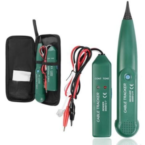 Traceur Cable, MS6812 Détecteur de Cable électrique, Traceur de Câble Portable,Testeur de Câble Téléphonique pour Téléphone, Traqueur de câble, Recherche de Ligne