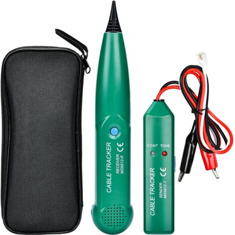 Traceur Cablen, Testeur Electrique, Détecteur de Cable Électrique Portable, Detecteur Coupure fil Robot Tondeuse pour Traqueur de Câble y Recherche de Ligne