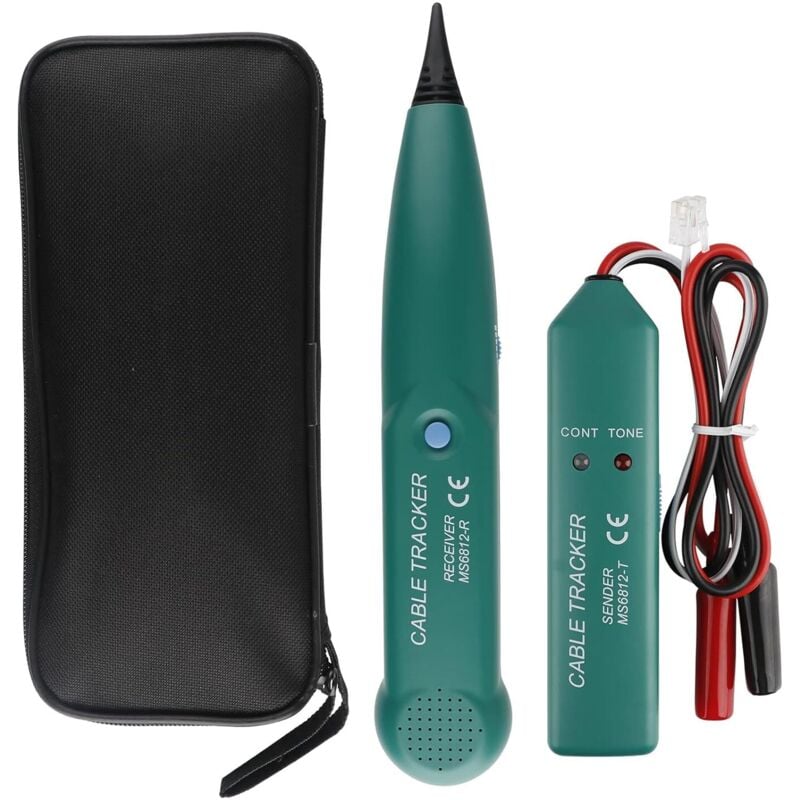 Traceur de Cable Electrique,Détecteur de Cable Électrique, Traceur Cable Multifonctionnel Testeurs de Circuits, Testeur de Câble Téléphonique pour