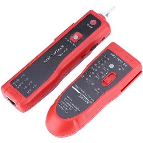 Traceur de câbles, Kit de test de câble téléphonique, Détecteur de ligne multifonction, Instrument de mesure de fil pour