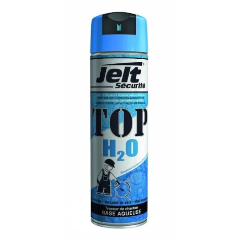 Traceur de chantier écologique TOP H2O - ITW Spraytec - Bleu