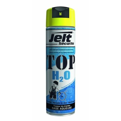 Traceur de chantier écologique TOP H2O - ITW Spraytec - Jaune fluo