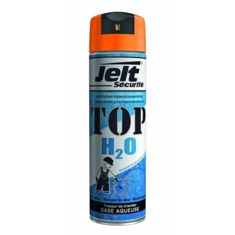 Traceur de chantier écologique TOP H2O - ITW Spraytec - Orange fluo