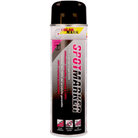 TRACEUR DE CHANTIER NOIR SPOTMARKER AEROSOL500ML COLORMARK