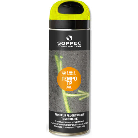 TRACEUR DE CHANTIER SOPPEC JAUNE FLUO TEMPORAIRE 2-8 SEMAINES - 141617 - -