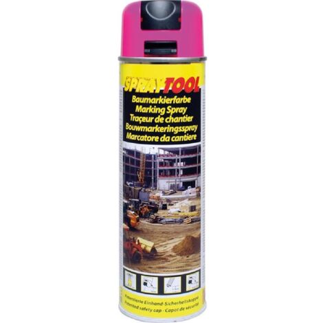 TRACEUR DE CHANTIER BLEU FLUO 500ML (Vendu par 1)