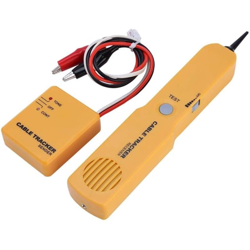 Traceur de Fil, Testeur de Câble électrique Réseau, Générateur de tonalité et Kit de Sonde, Traceur de Circuit RJ11, Détecteur de Ligne de Recherche
