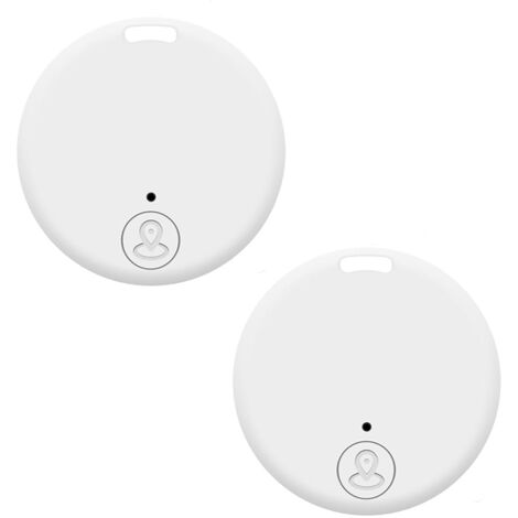 Traceur GPS pour chat (2 pièces) - Traceur intelligent anti-perte pour chien, localisation des chats et animaux de compagnie, blanc
