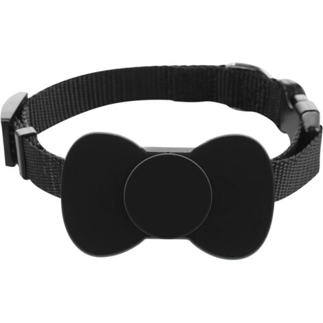 FLITI Traceur GPS pour Chat sans Abonnement, Compatible iOS Android, Collier Étanche avec Lanière de Sécurité Élastique (Rose)