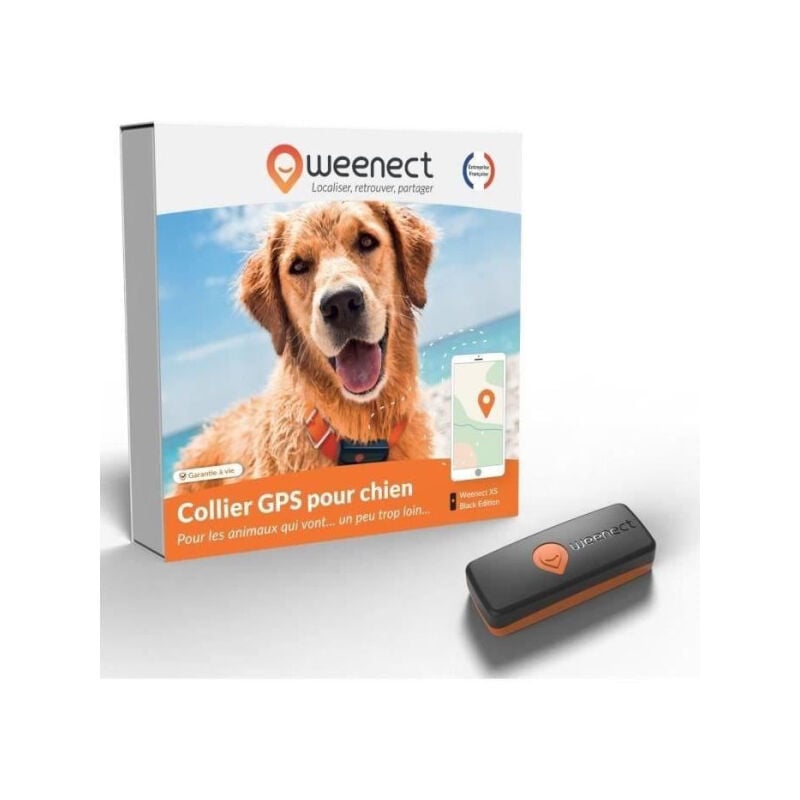 Traceur gps pour Chien Weenect xs (Black Edition 2023)